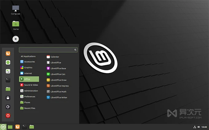 Linux Mint 20.2 Uma 桌面截图
